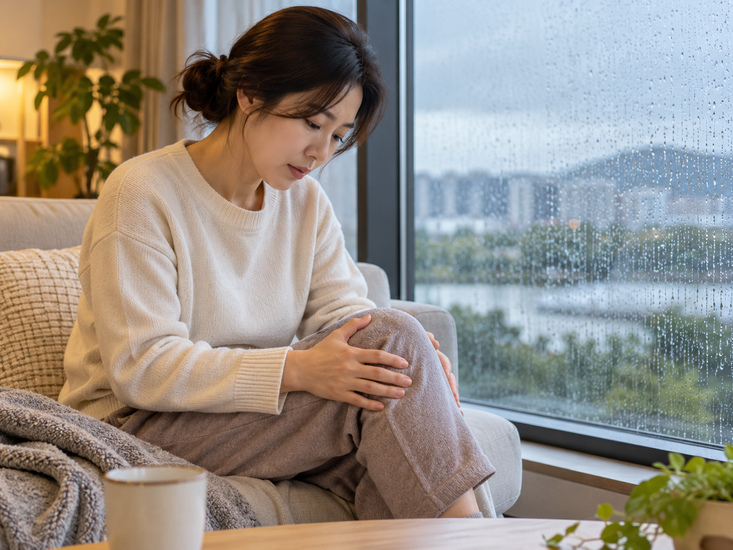 비 오는 날 관절이 쑤시는 이유｜기압 때문일까? 무릎 통증 원인과 관리법